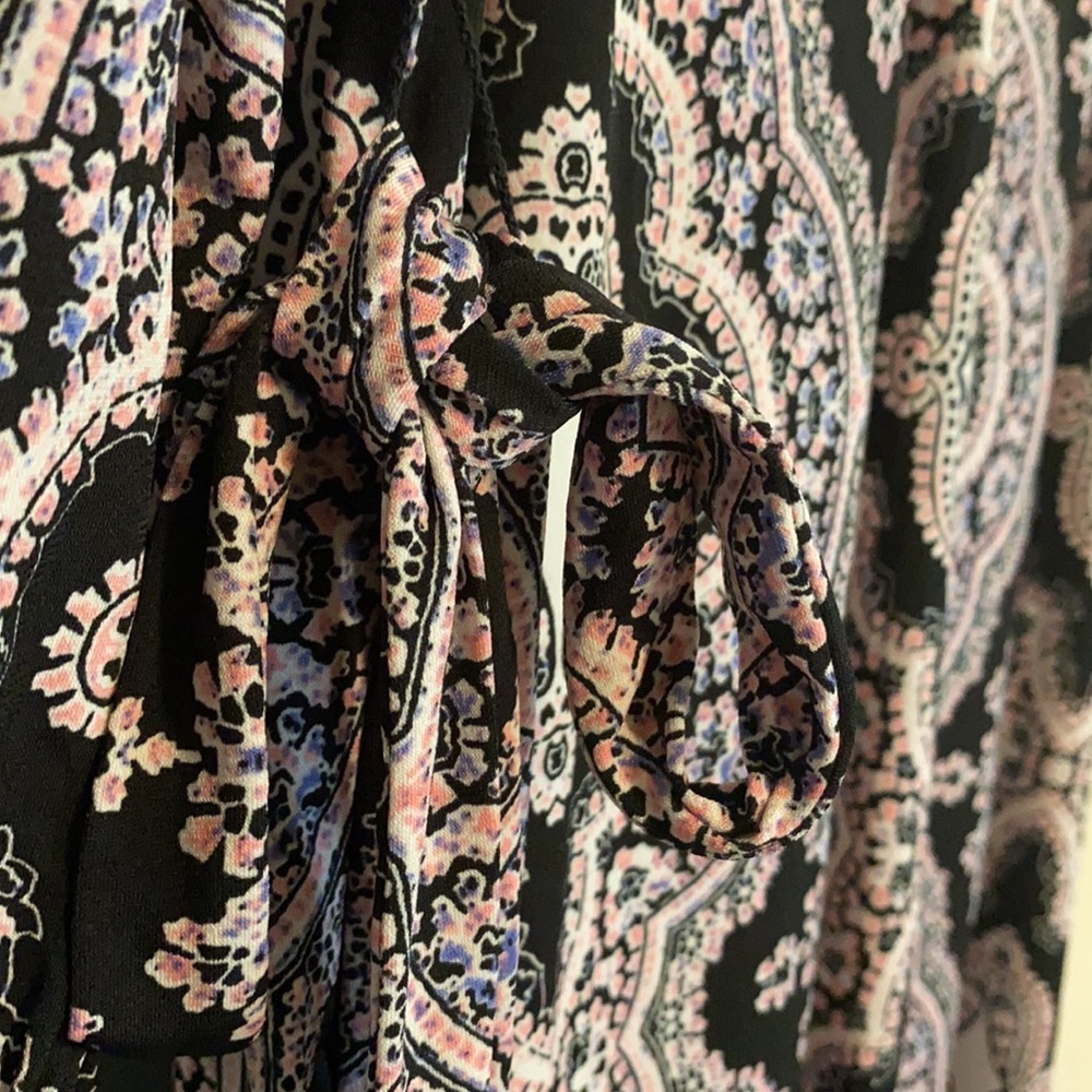 floral, 3/4 length sleeve sheath dress - Picture 6 of 7